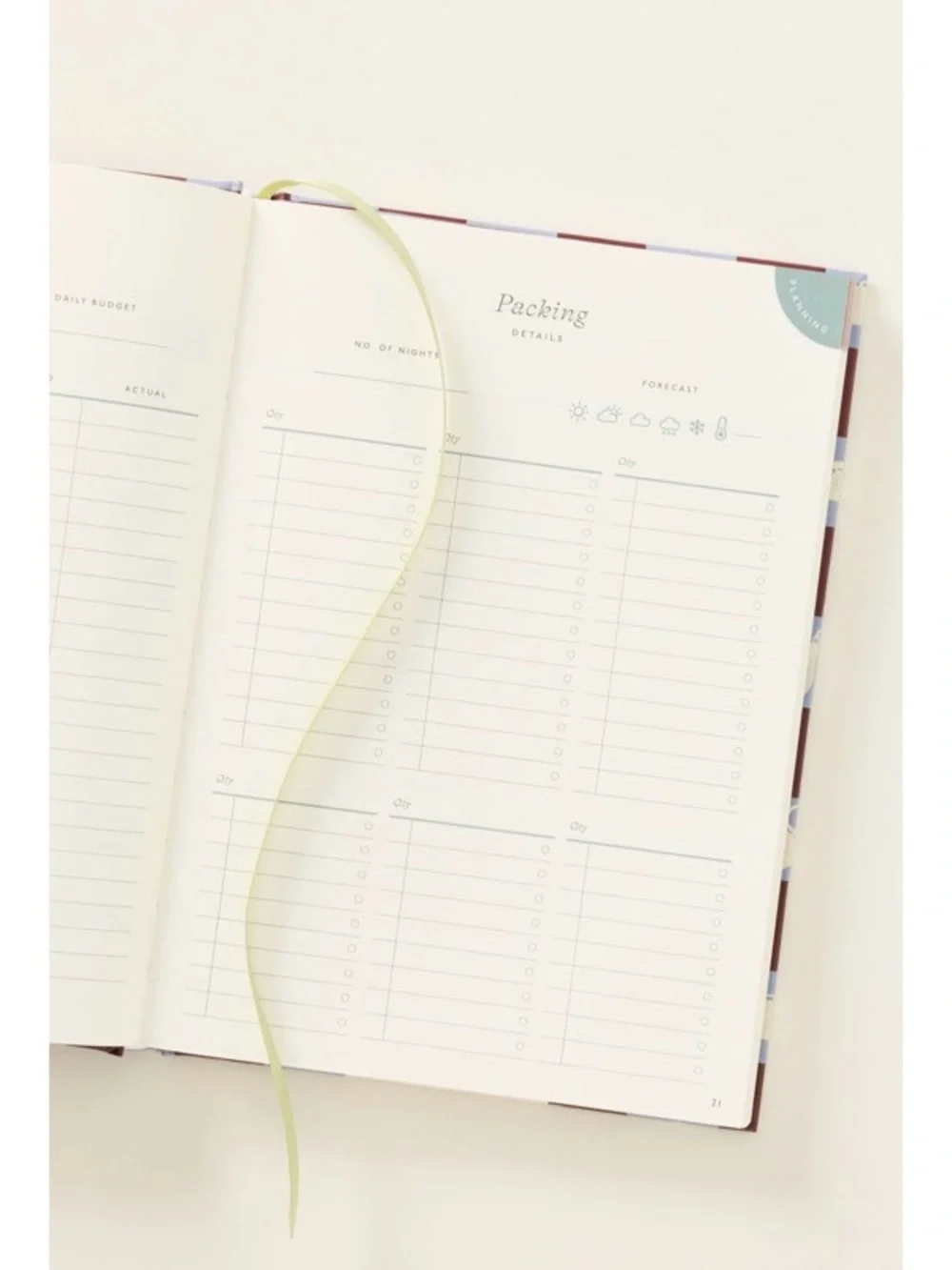 Anthropologie X Papier Check-In Charm A5 Hardback Travel Journal